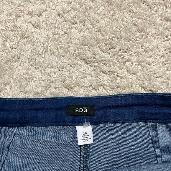 Urban Outfitters BDG 28 Mia Lace Up High Rise Retro 70's Inspired Denim Shorts - Picture 5 of 6